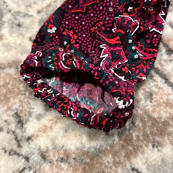 NWT paisley pattern flounce dress with tie waist and cinch sleeves - Picture 4 of 9